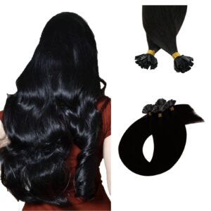 Virgin U-Tip Hair Extensions – Jet Black